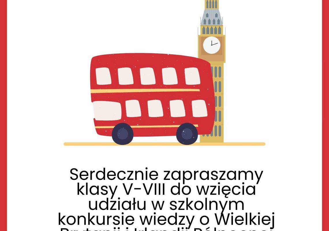 Grafika 1: Szkolny Konkurs Wiedzy o Wielkiej Brytanii