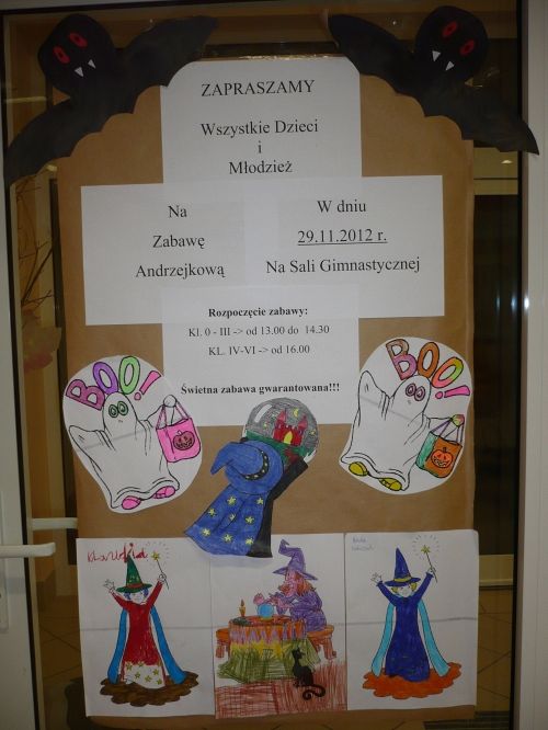 Grafika #0: Zaproszenie na Dyskotekę Andrzejkową