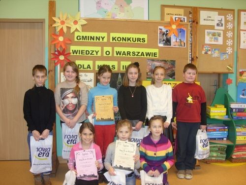 Grafika #0: GMINNY KONKURS WIEDZY O WARSZAWIE