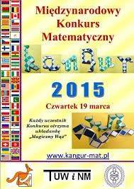 Grafika #0: Uwaga! Międzynarodowy Konkurs Matematyczny "KANGUR 2015"