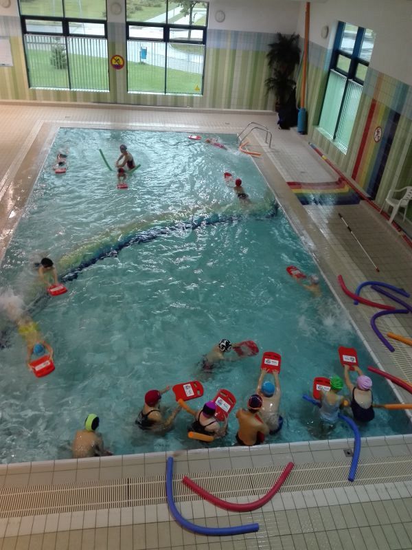 Grafika #0: Klasa III uczy się pływać