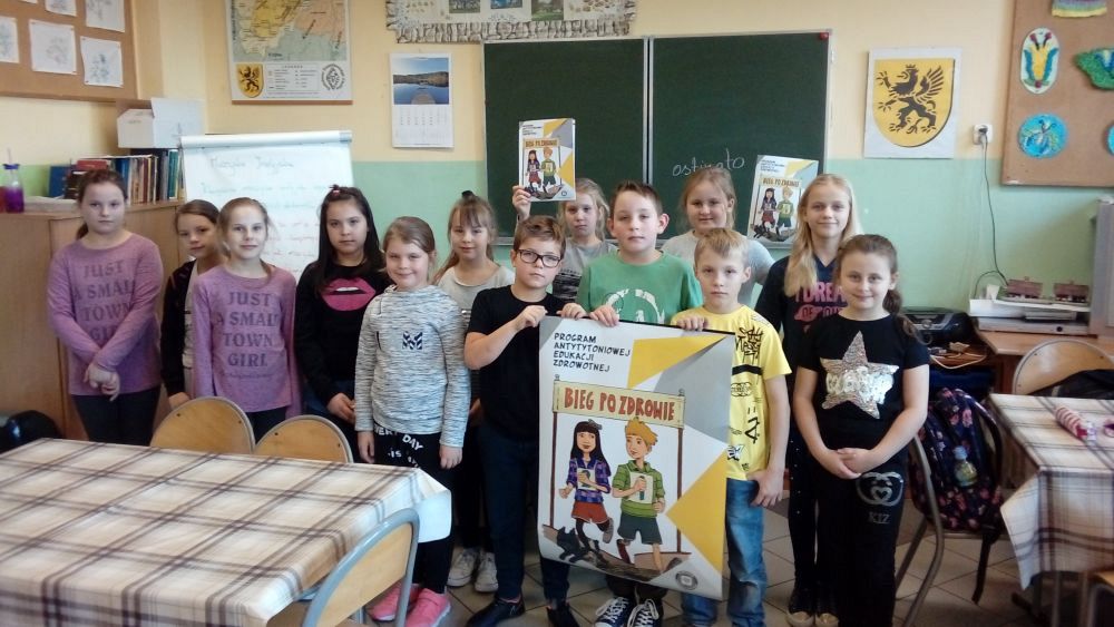 Grafika #0: "Bieg po zdrowie"