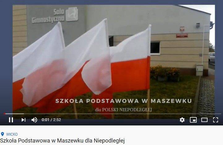 Grafika #0: Filmik dla Niepodległej we współpracy klas 1-3 i świetlicy