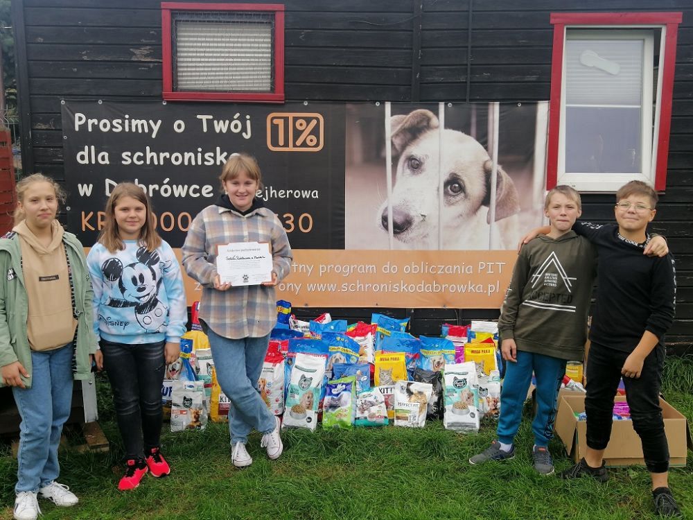 Grafika #0: Zakończenie zbiórki karmy