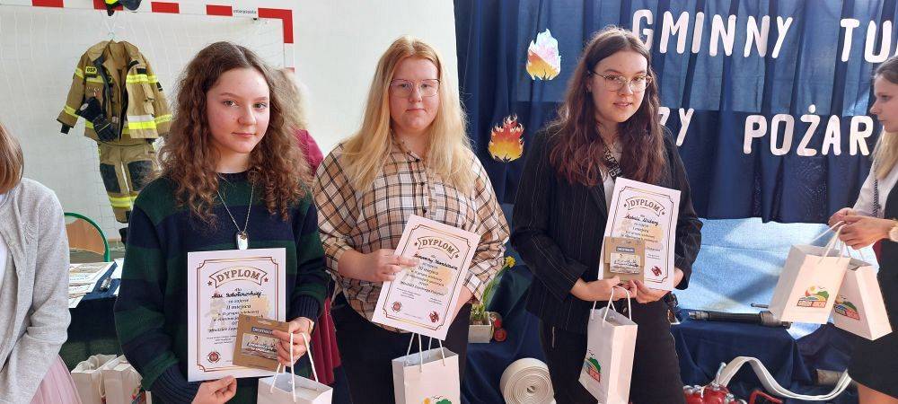 Grafika #0: Eliminacje gminne OTWP "Młodzież zapobiega pożarom"