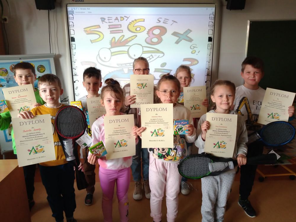 Grafika #0: SZKOLNY KONKURS MATEMATYCZNY