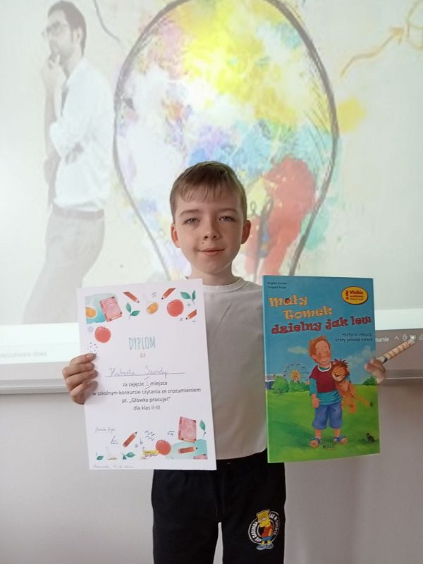 Grafika #0: Konkurs czytania ze zrozumieniem "Główka pracuje!"