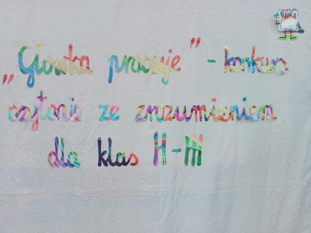 Grafika #0: "Główka pracuje!"- konkurs czytania ze zrozumieniem