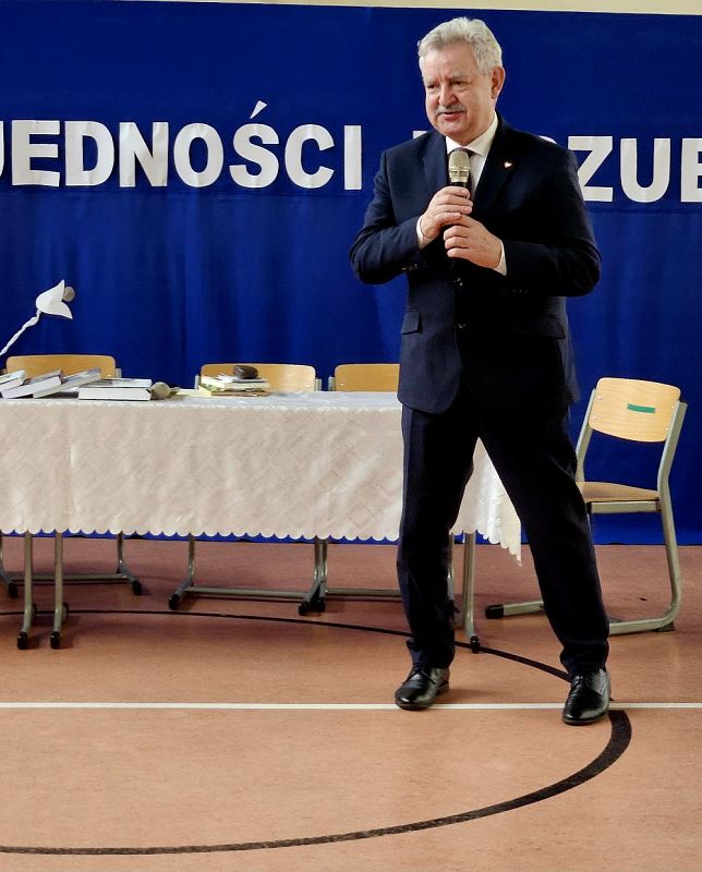 Grafika #0: Spotkanie z senatorem Rzeczpospolitej Polskiej Kazimierzem Kleiną