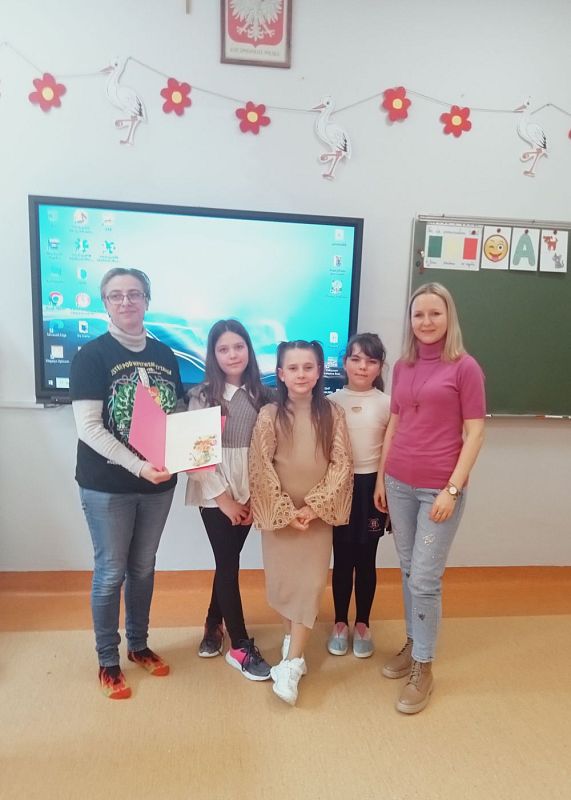 Grafika #0: Zajęcia biblioteczne z Panią Magdaleną Kubiak