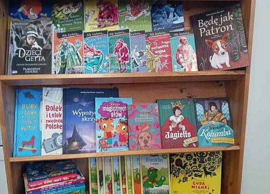 Grafika 2: Nowości  w bibliotece szkolnej w ramach Narodowego Programu Rozwoju Czytelnictwa 2.0