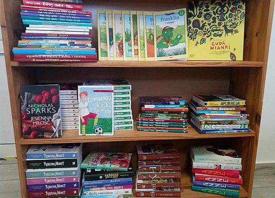 Grafika 16: Nowości  w bibliotece szkolnej w ramach Narodowego Programu Rozwoju Czytelnictwa 2.0