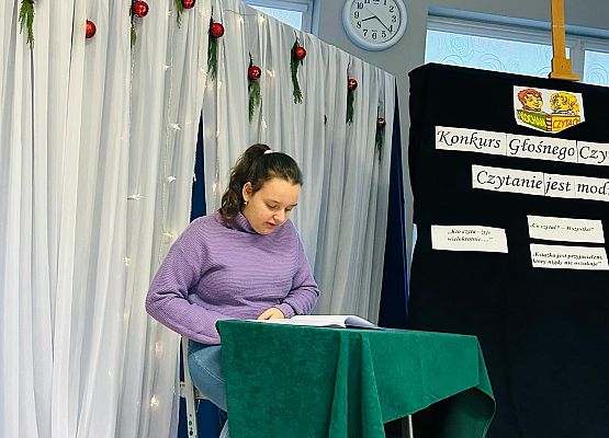 Grafika 12: Konkurs Głośnego Czytania „Czytanie jest modne”