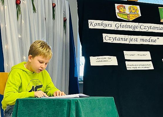 Grafika 16: Konkurs Głośnego Czytania „Czytanie jest modne”