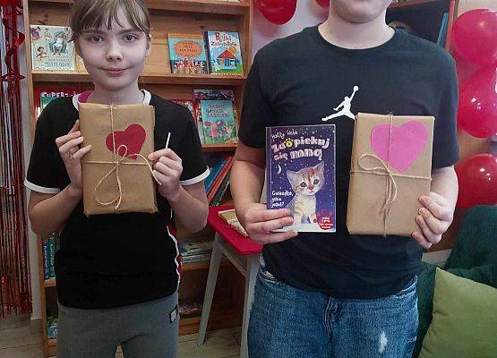 Grafika 3: Walentynki w bibliotece szkolnej