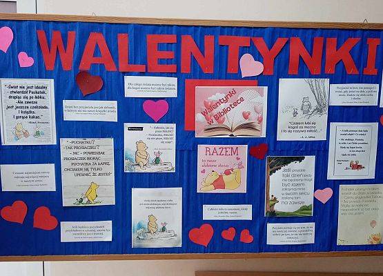 Grafika 4: Walentynki w bibliotece szkolnej