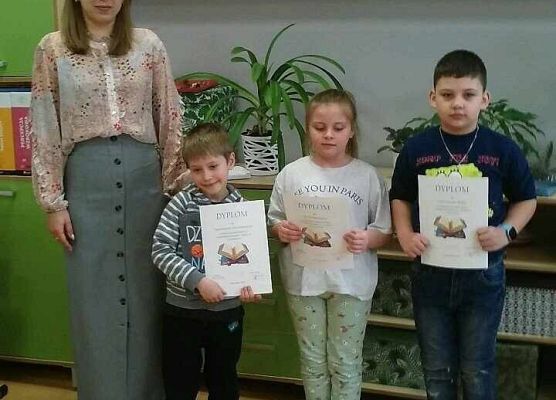 Grafika 3: Szkolny Konkurs " Czytania ze zrozumieniem" dla klas I - III