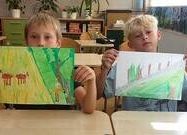 Grafika 4: Koło plastyczne- Letnia łąka