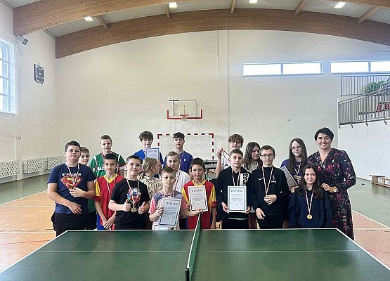 Grafika 3: Zmagania tenisistów stołowych – sukcesy naszych uczniów