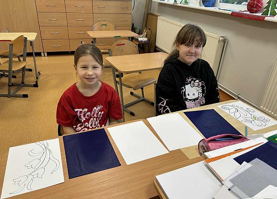 Grafika 9: Zajęcia z kalką kreślarską