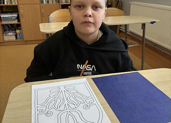 Grafika 31: Zajęcia z kalką kreślarską