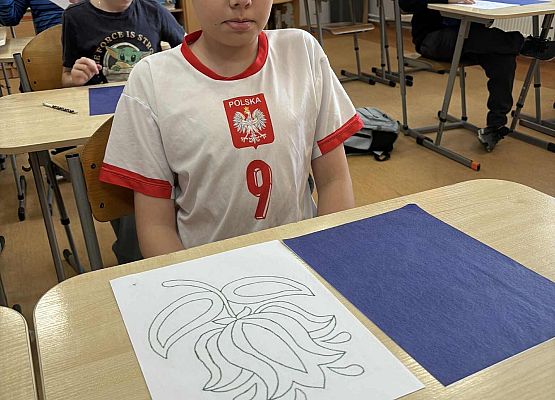 Grafika 32: Zajęcia z kalką kreślarską