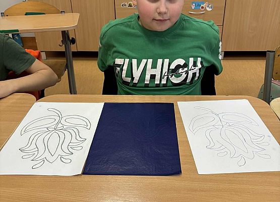 Grafika 18: Zajęcia z kalką kreślarską