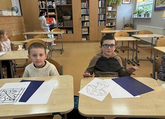 Grafika 4: Zajęcia z kalką kreślarską