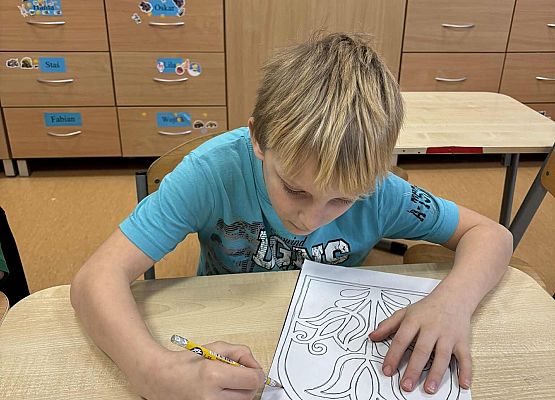 Grafika 15: Zajęcia z kalką kreślarską