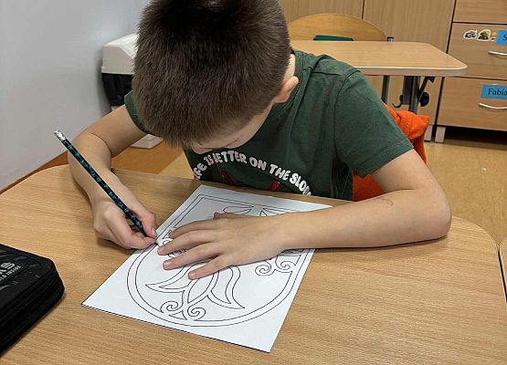 Grafika 17: Zajęcia z kalką kreślarską