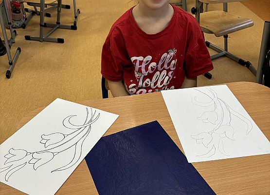 Grafika 21: Zajęcia z kalką kreślarską