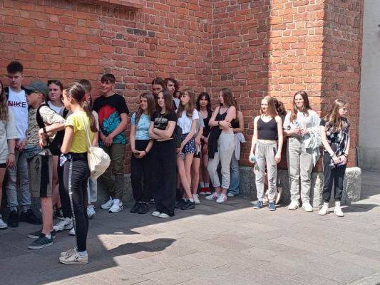 Grafika #12: Wycieczka do Warszawy klas VIII gminy Wicko