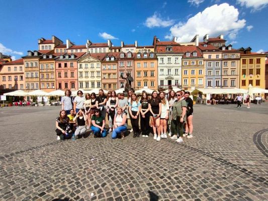 Grafika #56: Wycieczka do Warszawy klas VIII gminy Wicko