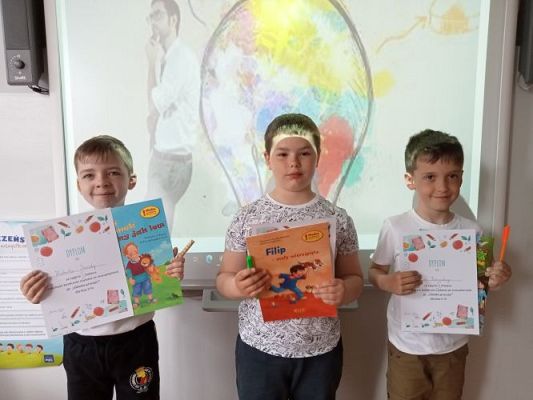 Grafika #5: Konkurs czytania ze zrozumieniem "Główka pracuje!"