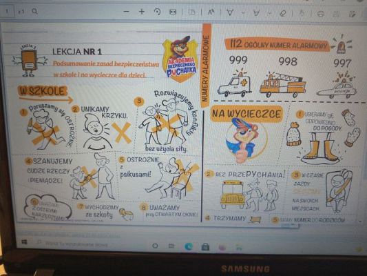 Grafika #5: Akademia Bezpiecznego Puchatka - kl. I