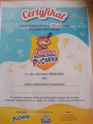 Grafika #17: Akademia Bezpiecznego Puchatka - kl. I