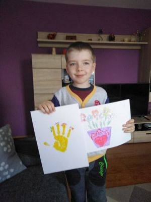 Grafika #0: Prace dzieci z oddziału przedszk.