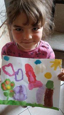 Grafika #1: Prace dzieci z oddziału przedszk.