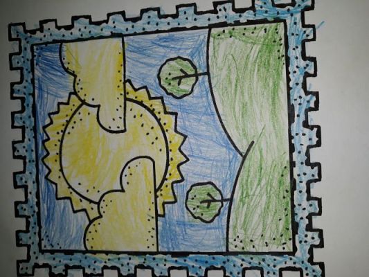 Grafika #13: Prace dzieci z oddziału przedszk.