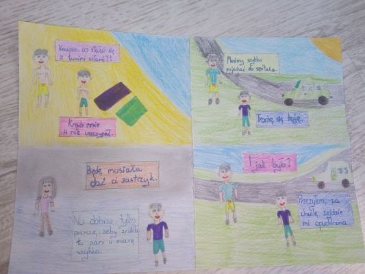 Grafika #38: prace uczniów klasy 6