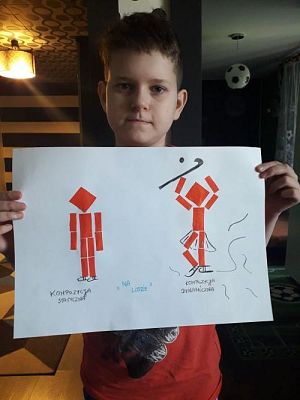 Grafika #8: prace uczniów klasy 5