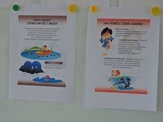 Grafika #8: Spotkanie z policjantem - BEZPIECZNE WAKACJE.