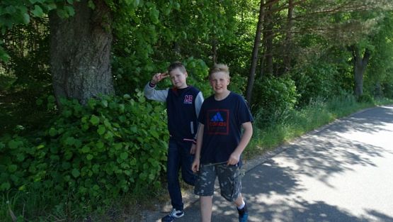 Grafika #34: Biwak klasy VI w Żarnowskiej