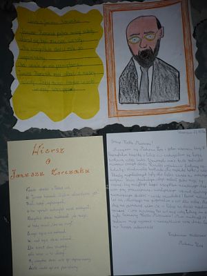 Grafika #4: Konkurs Plastyczno - Literacki upamiętniający Rok Janusza Korczaka w Polsce