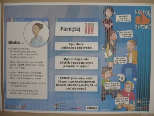 Grafika #10: Akcja profilaktyczna ALKOHOL - STOP