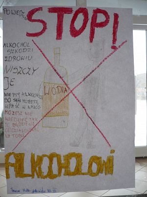 Grafika #4: Akcja profilaktyczna ALKOHOL - STOP