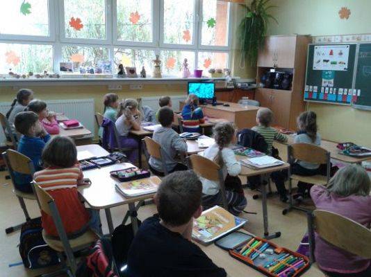 Grafika #2: W jak woda- zajęcia edukacji wczesnoszkolnej- klasa 1