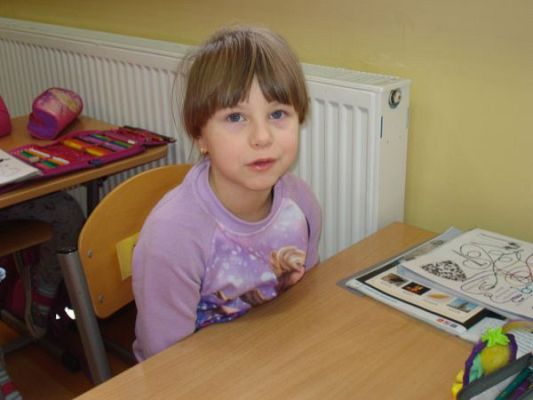 Grafika #5: Gabrysia opowiada- utrwalenie pisowni liter g, G.- Klasa 1