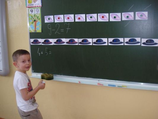 Grafika #4: Gabrysia opowiada- utrwalenie pisowni liter g, G.- Klasa 1