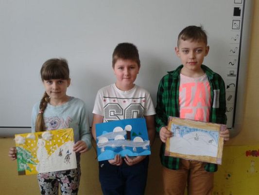 Grafika #0: III edycja Konkursu Plastycznego "Cztery pory roku"- ZIMA